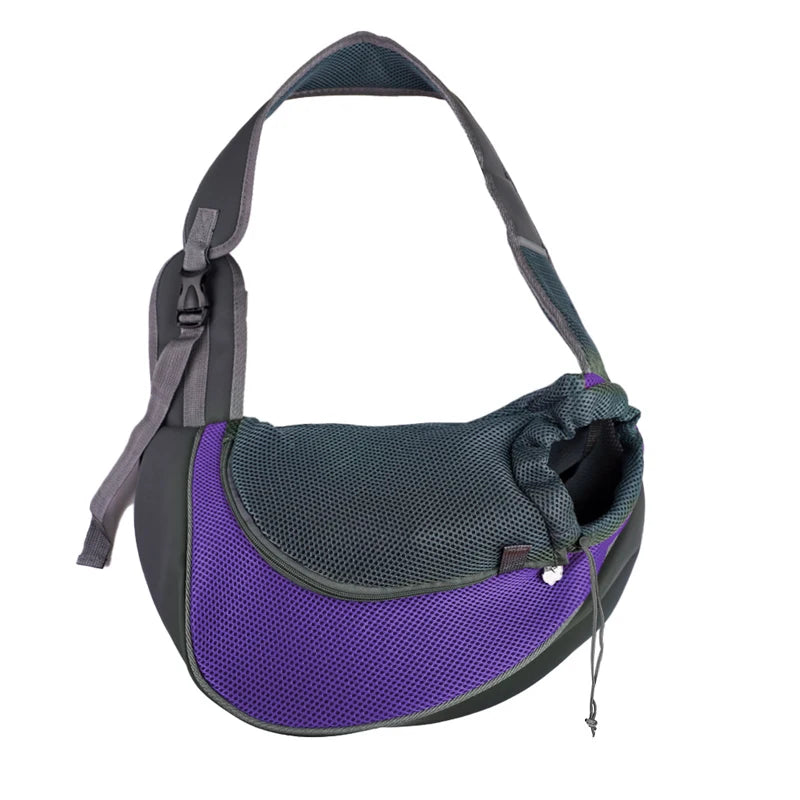 Mochila transportadora de malla para gatos y perros