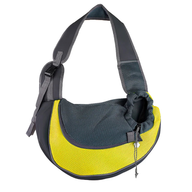 Mochila transportadora de malla para gatos y perros