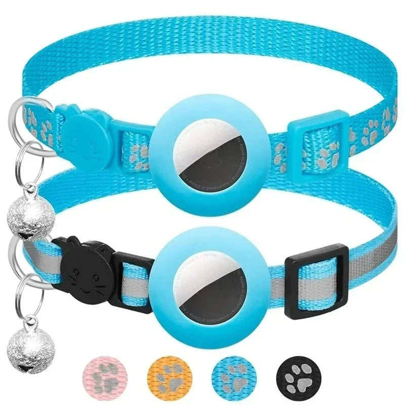 Reflective AirTag Holder Cat Collar