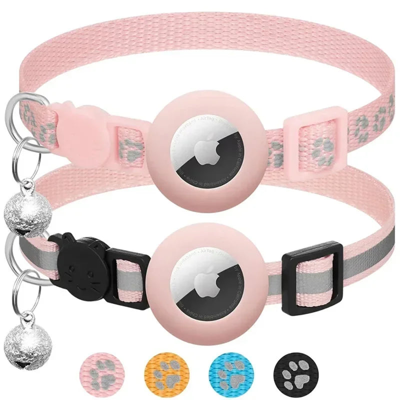 Reflective AirTag Holder Cat Collar