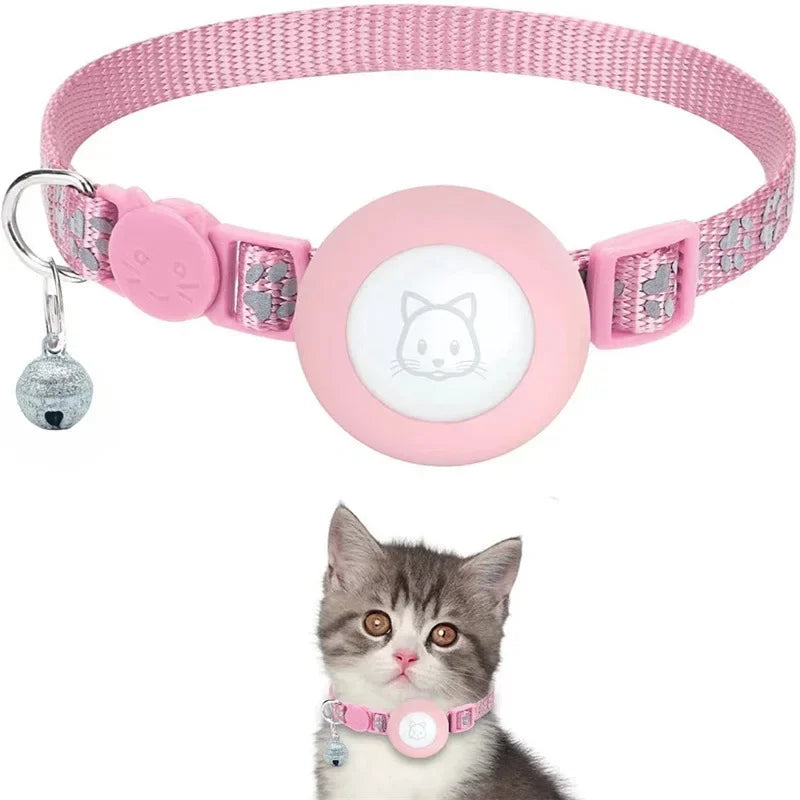 Reflective AirTag Holder Cat Collar