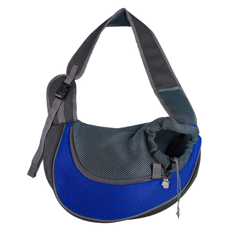 Mochila transportadora de malla para gatos y perros