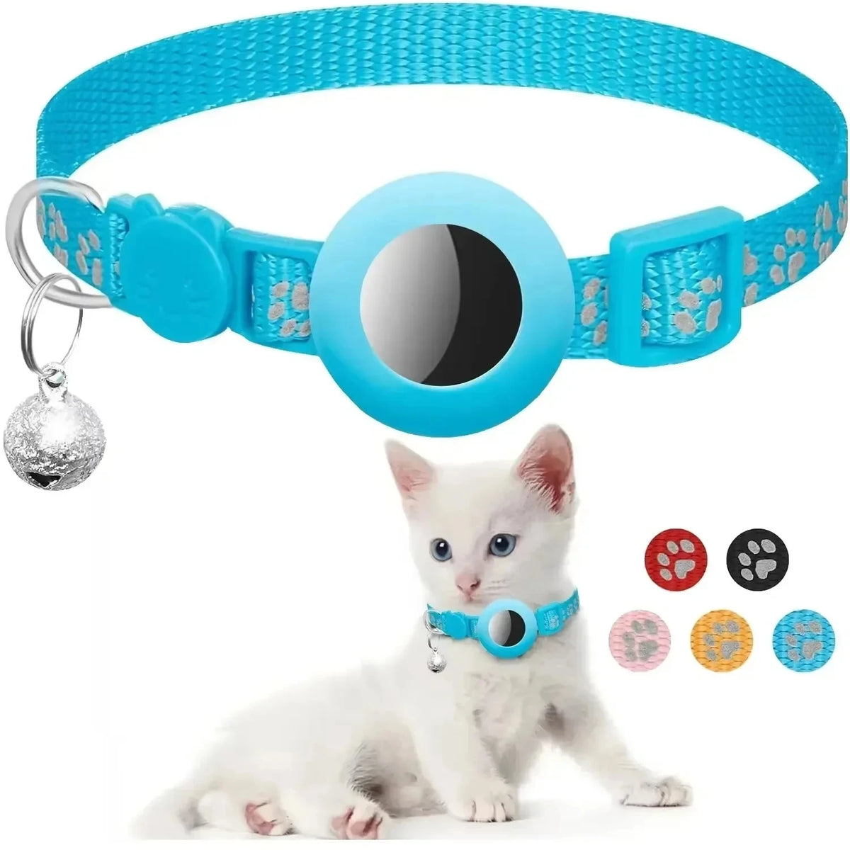 Reflective AirTag Holder Cat Collar