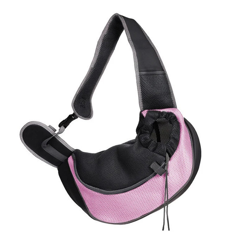 Mochila transportadora de malla para gatos y perros