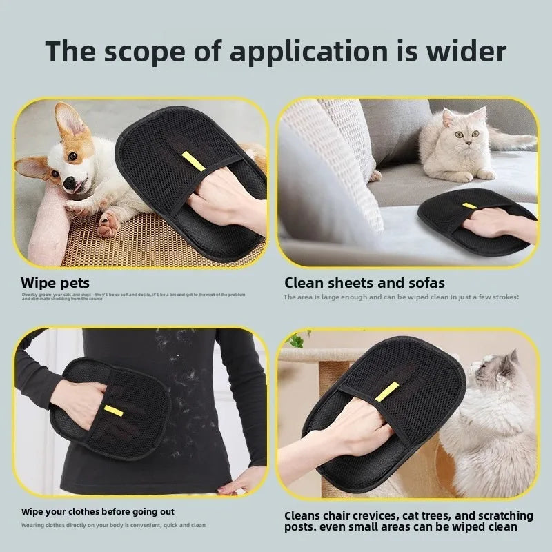 Guantes para eliminar el pelo de gatos y perros