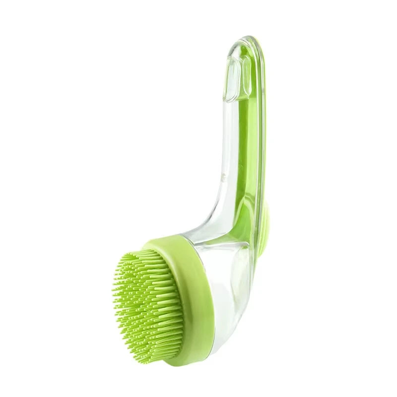 Brosse de bain en silicone pour chiens et chats