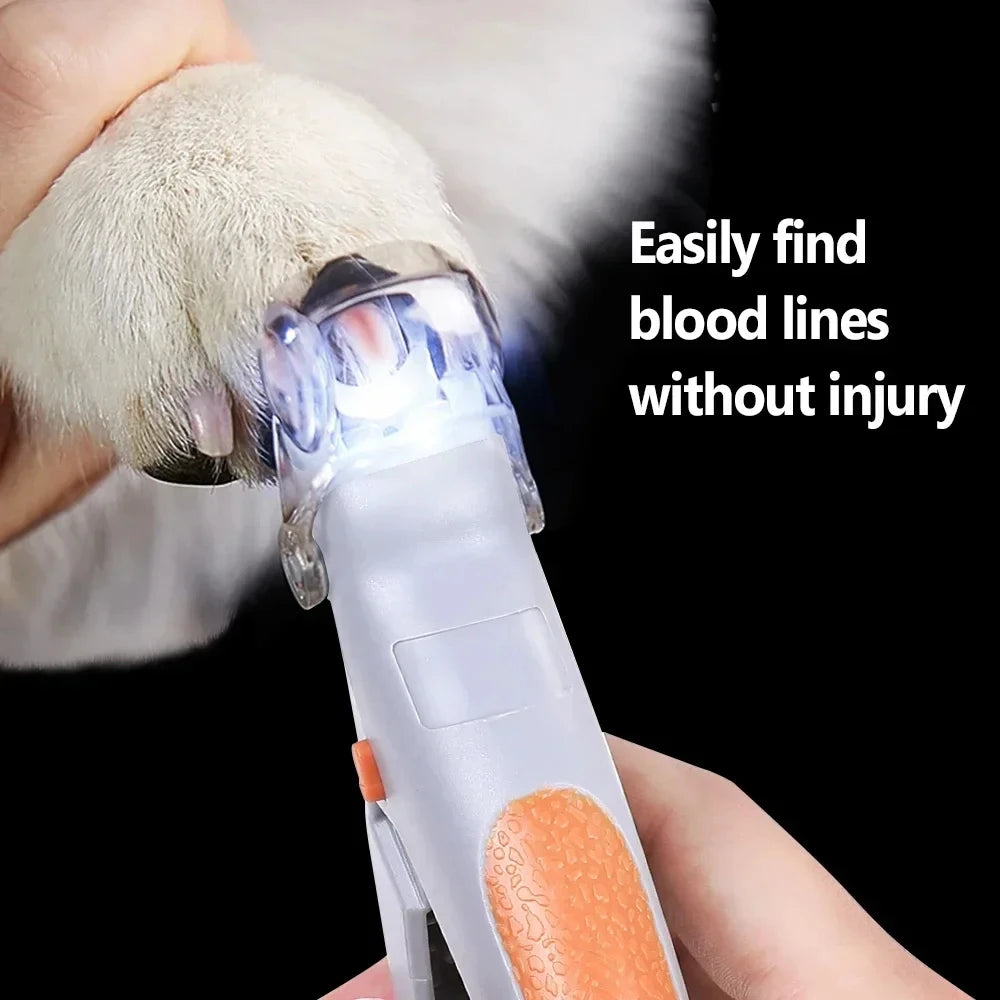 Coupe-griffes pour chiens et chats avec éclairage LED