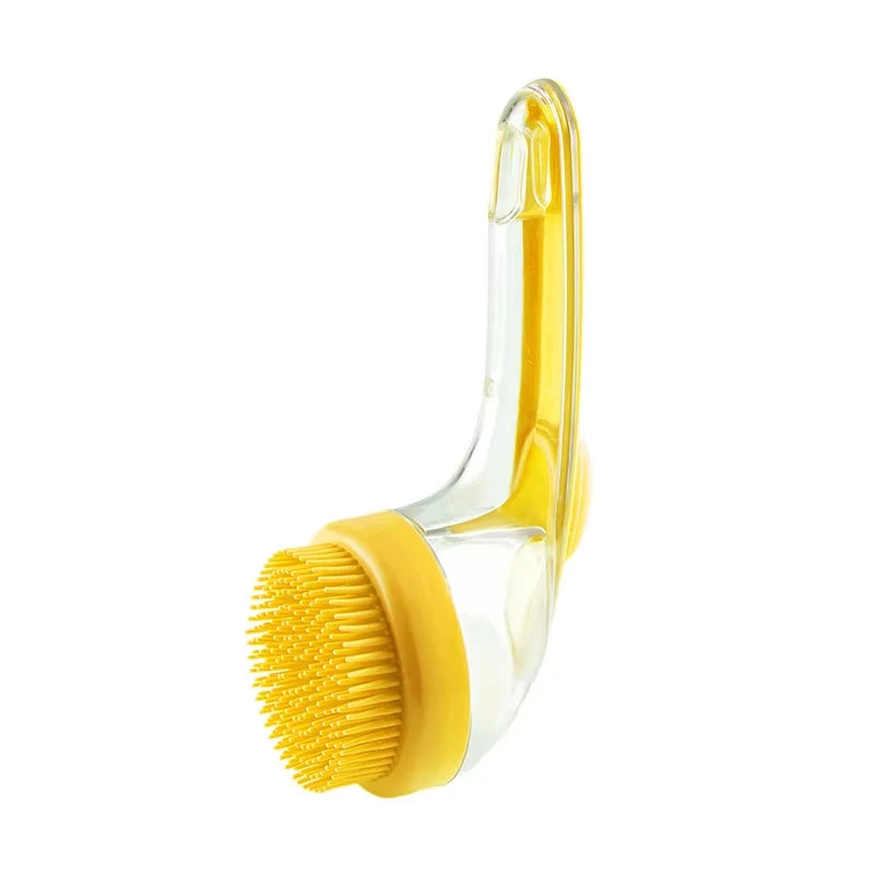 Brosse de bain en silicone pour chiens et chats