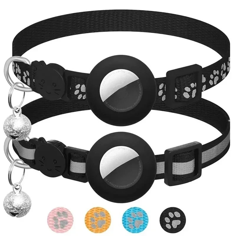 Reflective AirTag Holder Cat Collar