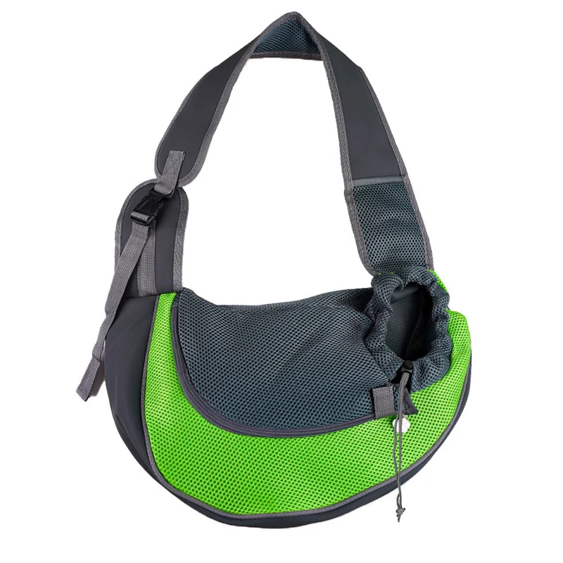 Mochila transportadora de malla para gatos y perros