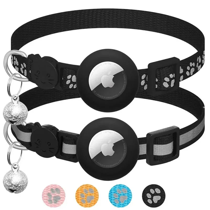 Reflective AirTag Holder Cat Collar