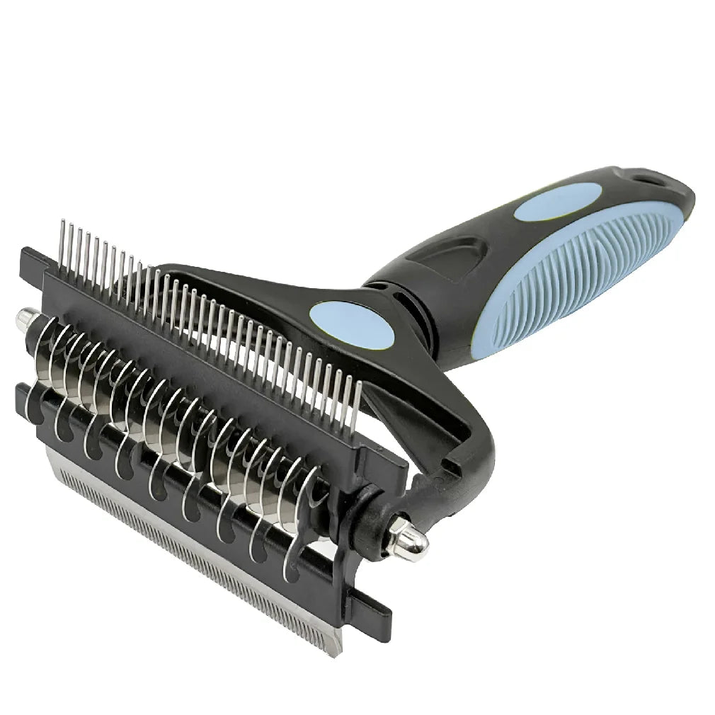 Brosse de toilettage anti-mue 3-en-1 pour chats et chiens