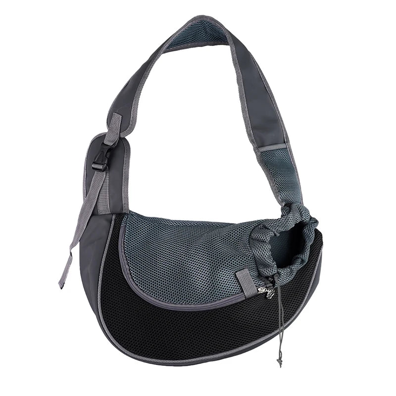 Mochila transportadora de malla para gatos y perros